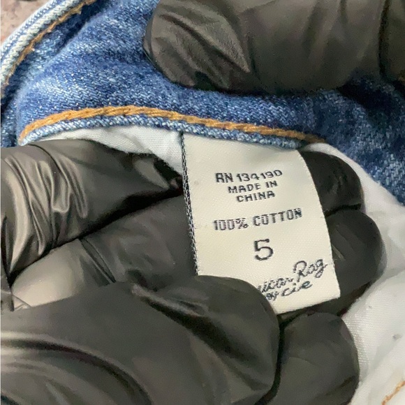 AMERICAN RAG CIE DENIM CROCHET SHORTS - Picture 4 of 4